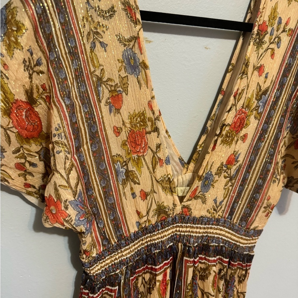 Mes Demoiselles Maxi Dress with V-Neck - Picture 2 of 4